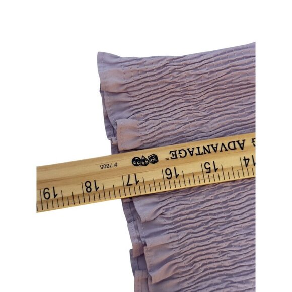 Zara Lilac Smocked Crop Top with Long Sleeves - Size 13-14, Spring, Tweens - Picture 11 of 13